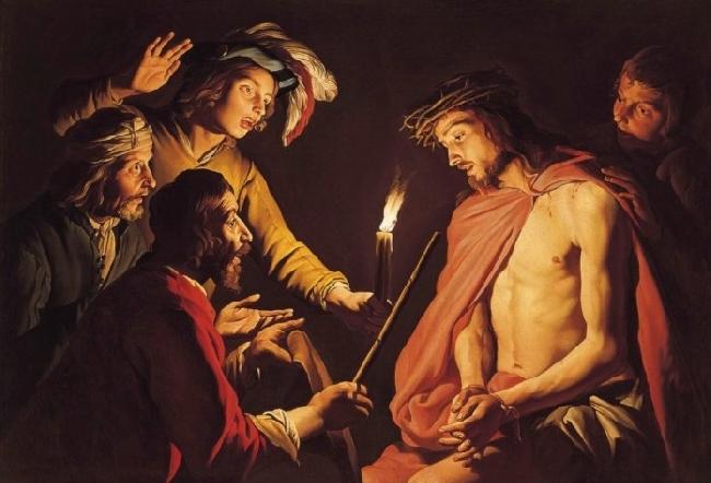 Matthias Stomer Christ Crowned with Thorns oil painting image
